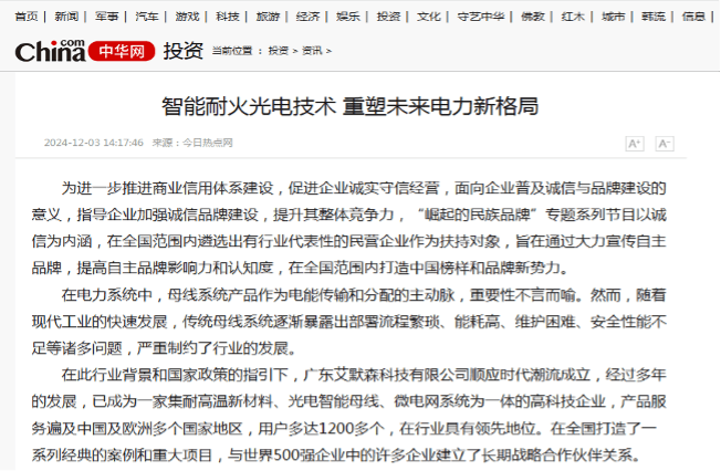 中华网深度报道艾默森