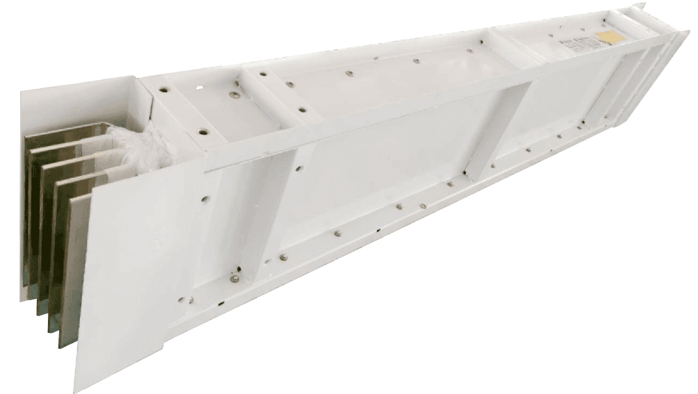 IP68 sealed fire-resistant section exploded view